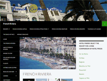 Tablet Screenshot of frenchrivieravisitor.com